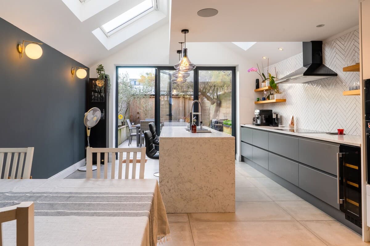 Modern fully equipped kitchen